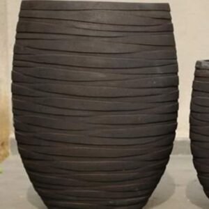 Crystal Brown Ceramic Pots