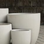 Crystal White Ceramic Pots